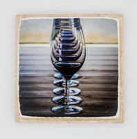"Infinite I" Wine Inspired Coaster