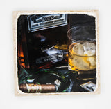 "For Gents Only" Whiskey Inspired Coaster