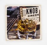Bourbon coaster, man cave coasters, whiskey, gifts for him