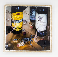 "BFFs"  Wine Inspired Coaster