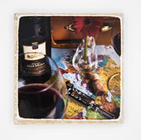 "Travel #2" Wine Inspired Coaster